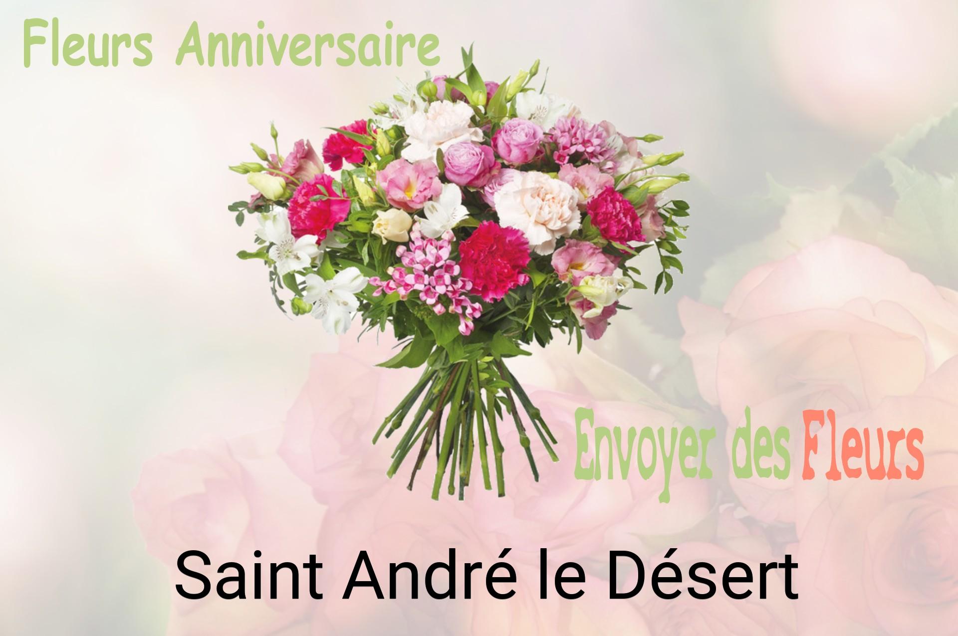 Bouquet de fleurs d’anniversaire livré à Saint-André-le-Désert