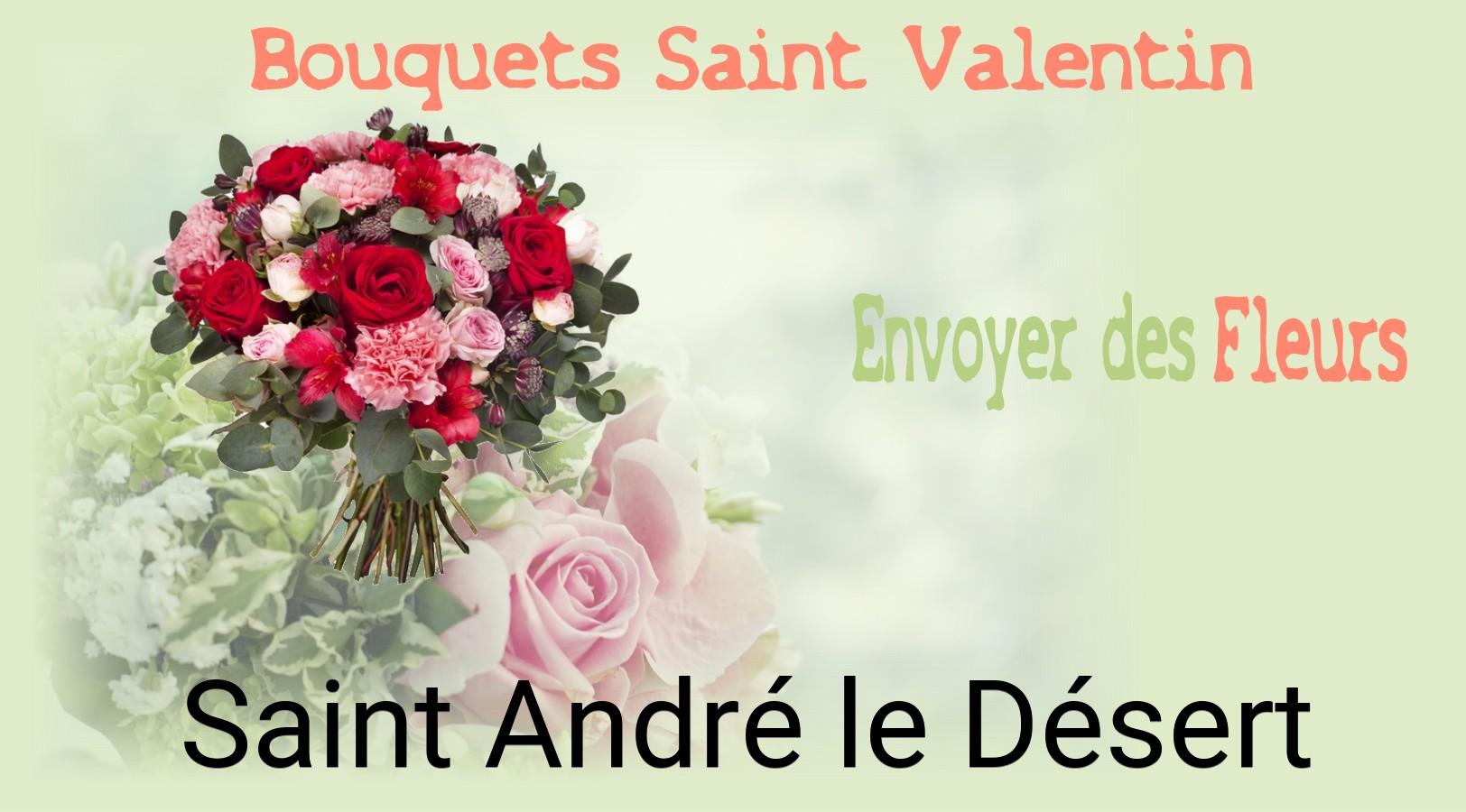 Roses de Saint-Valentin livrées à Saint-André-le-Désert